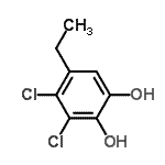 CAS#: 154638-96-7， 3,4-Dichloro-5-Ethyl-1,2-Benzenediol