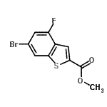 CAS#: 154650-60-9， Methyl 6-Bromo-4-Fluoro-1-Benzothiophene-2-Carboxylate
