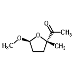 CAS#: 154783-51-4， 1-[(2S,5S)-5-Methoxy-2-Methyltetrahydro-2-Furanyl]Ethanone