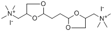 CAS#: 15483-60-0， (Ethylenebis(1,3-dioxolane-2,4-diylmethylene))bis(trimethylammonium) diiodide