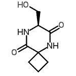 CAS#: 154878-42-9， (7S)-7-(Hydroxymethyl)-5,8-Diazaspiro[3.5]Nonane-6,9-Dione