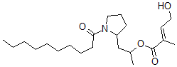 CAS#: 154887-99-7， 1-(1-Decanoylpyrrolidin-2-Yl)Propan-2-Yl (E)-4-Hydroxy-2-Methylbut-2-Enoate