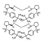 CAS#: 154975-39-0， Bis[[(2S)-1-(4-Tert-Butylphenyl)Sulfonylpyrrolidine-2-Carbonyl]Oxy]Rhodium