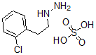 CAS#: 155-00-0， 2-Chloro-beta-phenylethylhydrazine dihydrogen sulphate