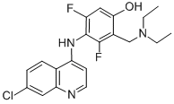 CAS#: 155020-40-9， 4-[(7-Chloroquinolin-4-Yl)Amino]-2-(Diethylaminomethyl)-3,6-Difluorophenol