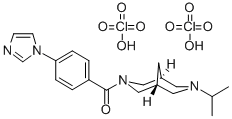 CAS#: 155029-33-7， 3-(4-(1H-Imidazol-1-Yl)Benzoyl)-7-Isopropyl-3,7-Diazabicyclo(3.3.1)Nonane Dihydroperchlorate