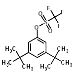 CAS#: 155064-25-8， 3,5-Bis(2-Methyl-2-Propanyl)Phenyl Trifluoromethanesulfonate