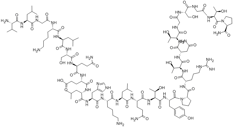 结构式 CAS# 155069-90-2, 8-32-降钙素