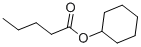 structure of CAS# 1551-43-5, Pentanoic Acid Cyclohexyl Ester;Pentanoic Acid Cyclohexyl Ester;Valeric Acid Cyclohexyl Ester;1-Cyclohexyl Pentanoate