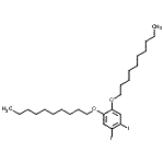 CAS 登录号：155259-28-2， 1,2-二(癸基氧基)-4,5-二碘苯