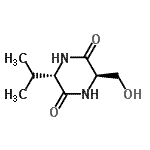 CAS#: 155322-96-6， (3R,6S)-3-(Hydroxymethyl)-6-Isopropyl-2,5-Piperazinedione