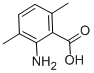 结构式 CAS# 15540-91-7, 2-氨基-3,6-二甲基苯甲酸