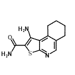 CAS#: 155412-95-6， 1-Amino-6,7,8,9-Tetrahydrothieno[2,3-c]Isoquinoline-2-Carboxamide