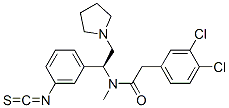CAS#: 155512-49-5， 2-(3,4-Dichlorophenyl)-N-[(1S)-1-(3-Isothiocyanatophenyl)-2-Pyrrolidin-1-Ylethyl]-N-Methylacetamide
