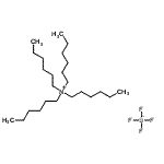 structure of CAS# 15553-50-1, N,N,N-Trihexyl-1-Hexanaminium Tetrafluoroborate;N,N,N-Trihexyl-1-hexanaminium tetrafluoroborate(1-);Tetrahexylammonium tetrafluoroborate;87315_FLUKA