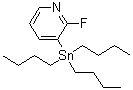 structure of CAS# 155533-81-6, 2-Fluoro-3-(Tributylstannyl)Pyridine;2-FLUORO-3- PYRIDINE;MFCD07787400