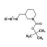 CAS#: 155541-67-6， 2-Methyl-2-Propanyl 3-(Azidomethyl)-1-Piperidinecarboxylate