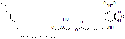 CAS#: 155581-64-9， [3-Hydroxy-2-[6-[(4-Nitro-2,1,3-Benzoxadiazol-7-Yl)Amino]Hexanoyloxy]Propyl] (Z)-Octadec-9-Enoate