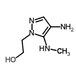 CAS#: 155601-26-6， 2-[4-Amino-5-(Methylamino)-1H-Pyrazol-1-Yl]Ethanol