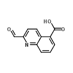 CAS#: 155602-26-9， 2-Formyl-5-Quinolinecarboxylic Acid