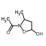 CAS#: 155655-68-8， 1-(5-Hydroxy-3-Methyl-1,2-Oxazolidin-2-Yl)Ethanone