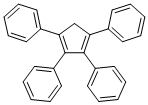structure of CAS# 15570-45-3, 1,2,3,4-Tetraphenyl-1,3-Cyclopentadiene;1,2,3,4-Tetraphenylcyclopenta-1,3-Diene;1,3-Cyclopentadiene, 1,2,3,4-Tetraphenyl- (8Ci);Benzene, 1,1',1'',1'''-(1,3-Cyclopentadiene-1,2,3,4-Tetrayl)Tetrakis- (9Ci)