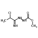 CAS#: 155764-70-8， Methyl 2-(2-chloropropanimidoyl)hydrazinecarboxylate