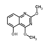 CAS#: 155824-63-8， 2,4-Dimethoxy-5-Quinazolinol