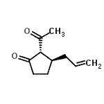 CAS#: 155886-03-6， (2S,3R)-2-Acetyl-3-Allylcyclopentanone