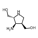CAS#: 155935-60-7， [(2R,3R,4R)-3-Amino-2,4-Pyrrolidinediyl]Dimethanol