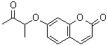结构式 CAS# 156006-08-5, 7-[(3-氧代-2-丁烷基)氧基]-2H-苯并吡喃-2-酮