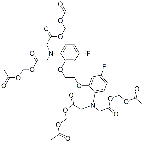 CAS#: 156027-00-8， N,N'-[1,2-Ethanediylbis[Oxy(5-Fluoro-2,1-Phenylene)]]Bis[N-[2-[(Acetyloxy)Methoxy]-2-Oxoethyl]-Glycine Bis[(Acetyloxy)Methyl] Ester
