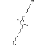 CAS#: 156028-40-9， 1,4-Dibromo-2,5-Bis(Octyloxy)Benzene