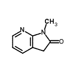 CAS 登录号：156136-84-4， 1-甲基-1,3-二氢-2H-吡咯并[2,3-b]吡啶-2-酮