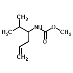 CAS 登录号：156207-32-8， 甲基N-(1-异丙基丁-3-烯基)氨基甲酸酯