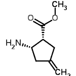 CAS#: 156292-54-5， Methyl (1R,2S)-2-Amino-4-Methylenecyclopentanecarboxylate