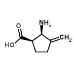 CAS#: 156292-95-4， (1R,2R)-2-Amino-3-Methylenecyclopentanecarboxylic Acid