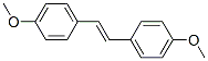 structure of CAS# 15638-14-9, 4,4'-Dimethoxy-trans-Stilbene;1-Methoxy-4-[(E)-2-(4-Methoxyphenyl)Ethenyl]Benzene;1-Methoxy-4-[(E)-2-(4-Methoxyphenyl)Vinyl]Benzene;1-Methoxy-4-[2-(4-Methoxyphenyl)Vinyl]Benzene