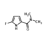 CAS#: 156395-14-1， 5-Fluoro-N,N-Dimethyl-1H-Pyrrole-2-Carboxamide