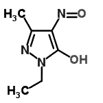 CAS#: 156543-42-9， 1-Ethyl-3-Methyl-4-Nitroso-1H-Pyrazol-5-Ol