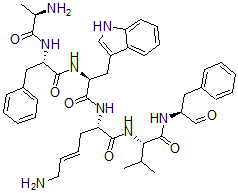 CAS#: 156586-93-5， (E,2S)-6-Amino-2-[[(2S)-2-[[(2S)-2-[[(2R)-2-Aminopropanoyl]Amino]-3-Phenylpropanoyl]Amino]-3-(1H-Indol-3-Yl)Propanoyl]Amino]-N-[(2S)-3-Methyl-1-Oxo-1-[[(2S)-1-Oxo-3-Phenylpropan-2-Yl]Amino]Butan-2-Yl]Hex-4-Enamide