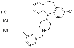 CAS#: 156611-76-6， 8-Chloro-6,11-Dihydro-11-[1-[(5-Methyl-3-Pyridinyl)Methyl]-4-Piperidinylidene]-5H-Benzo[5,6]Cyclohepta[1,2-b]Pyridine Hydrochloride (1:3)