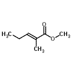 CAS#: 1567-14-2， Methyl (2E)-2-Methyl-2-Pentenoate