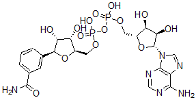 CAS#: 156724-91-3， [(2R,3S,4R,5R)-5-(6-Aminopurin-9-Yl)-3,4-Dihydroxyoxolan-2-Yl]Methyl [[(2R,3S,4R,5S)-5-(3-Carbamoylphenyl)-3,4-Dihydroxyoxolan-2-Yl]Methoxy-Hydroxyphosphoryl] Hydrogen Phosphate