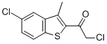 structure of CAS# 156801-47-7, 2-Chloro-1-(5-Chloro-3-Methylbenzo[b]Thien-2-Yl)-Ethanone;2-CHLORO-1-(5-CHLORO-3-METHYLBENZO[B]THIOPHEN-2-YL)ETHAN-1-ONE;2-CHLORO-1-(5-CHLORO-3-METHYLBENZO[B]THIOPHEN-2-YL)ETHANONE;5-CHLORO-2-(CHLOROACETYL)-3-METHYLBENZO(B)THIOPHENE