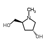 CAS#: 157087-65-5， (3R,5S)-5-(Hydroxymethyl)-1-Methyl-3-Pyrrolidinol