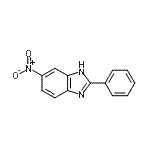 structure of CAS# 1571-85-3, 5-Nitro-2-Phenyl-1H-Benzimidazole;5-nitro-2-phenyl-1H-benzimidazole;5-Nitro-2-phenyl-1H-benzoimidazole;5-nitro-2-phenylbenzimidazole