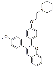 CAS#: 157173-60-9， 1-[2-[4-[3-(4-Methoxyphenyl)-2H-Chromen-2-Yl]Phenoxy]Ethyl]Piperidine