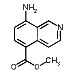 CAS#: 157252-30-7， Methyl 8-Amino-5-Isoquinolinecarboxylate