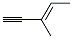 CAS#: 1574-33-0， 3-Methylpent-3-En-1-Yne